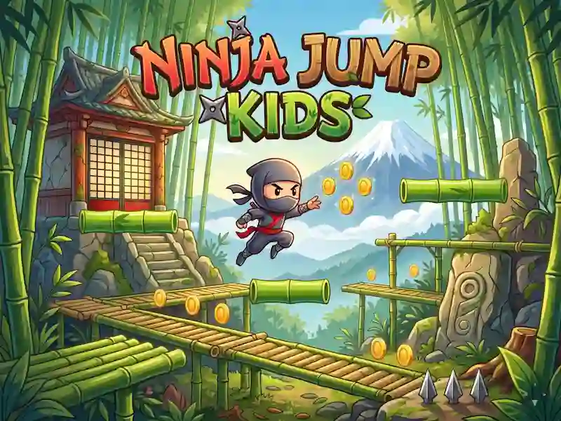 Mchezo Ninja Jump Kids online