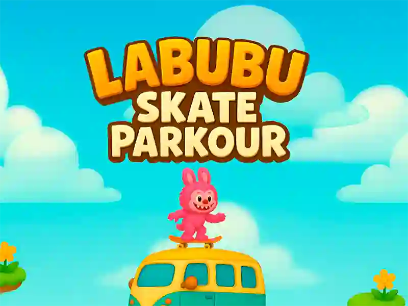 Mchezo Labubu Skate Parkour online Mchezo Labubu Skate Parkour online