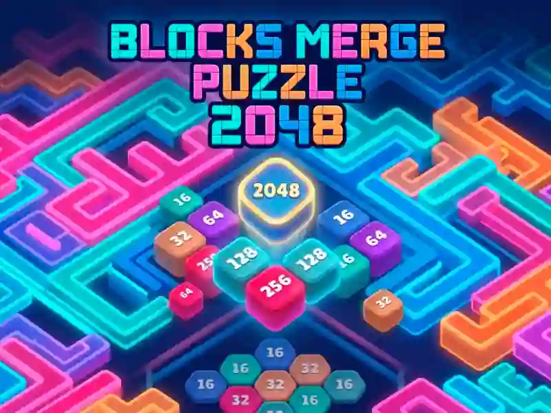 Mchezo Blocks Merge Puzzle 2048 online