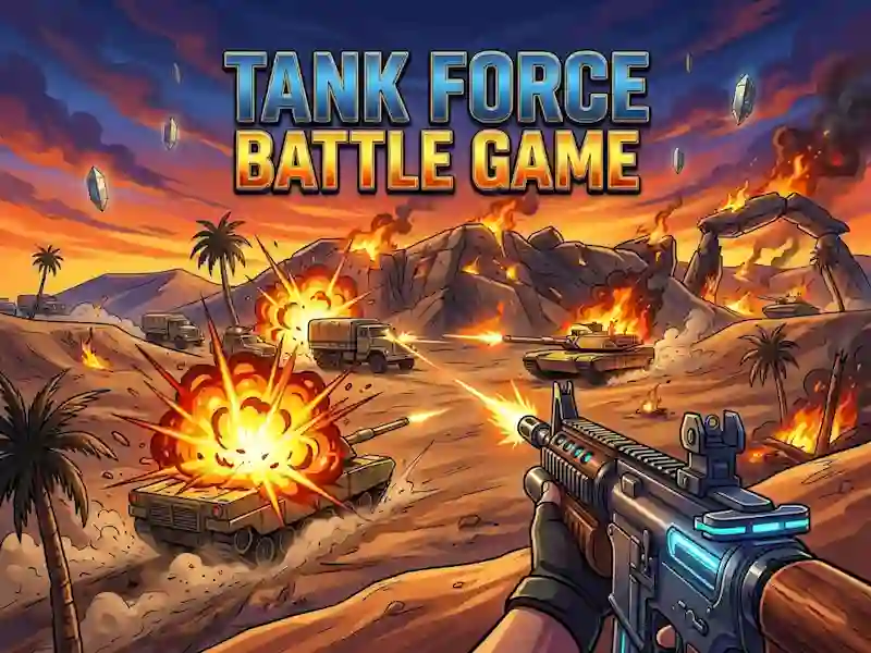 Mchezo Tank Force Battle Game online