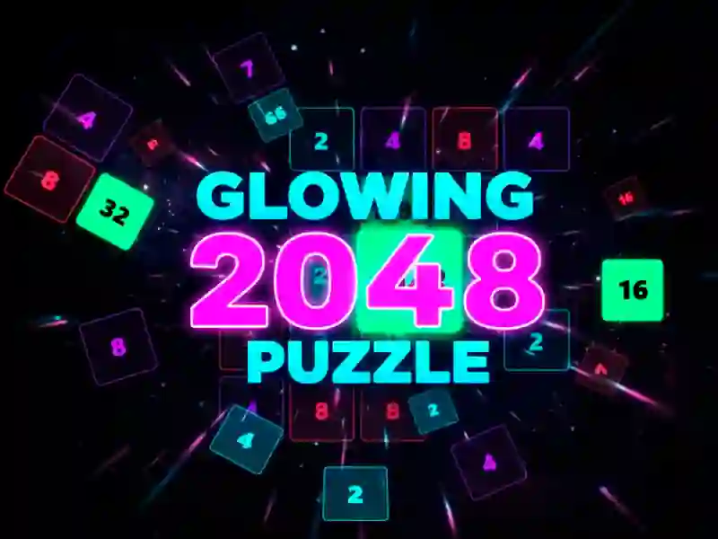 Mchezo Inang'aa 2048 Puzzle online