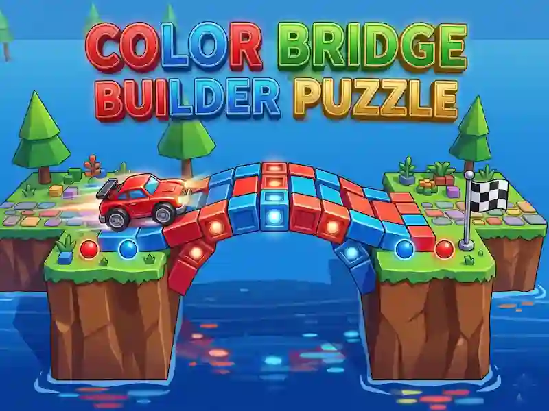 Mchezo Color Bridge Builder Puzzle online