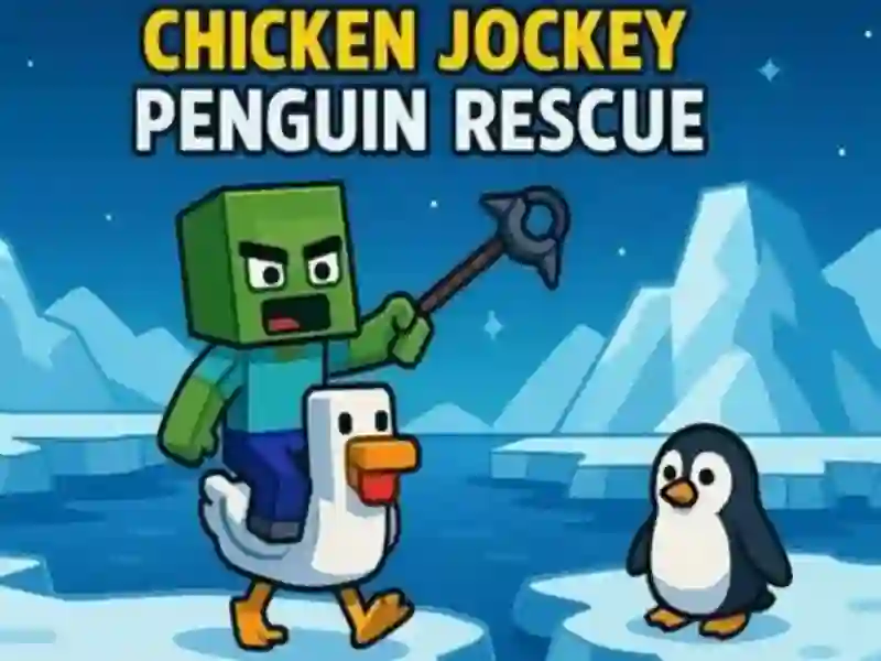 Mchezo Jockey ya kuku: Uokoaji wa Penguin online