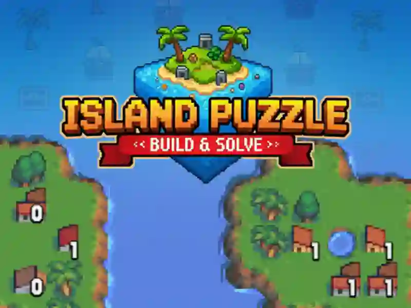 Mchezo Puzzle ya Kisiwa: Jenga na utatue online