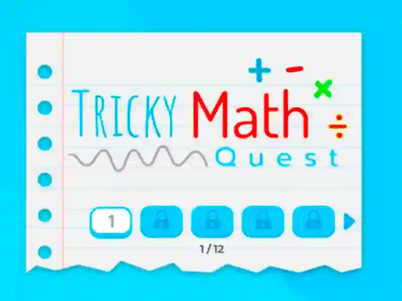 Mchezo Jaribio la Math la Tricky online