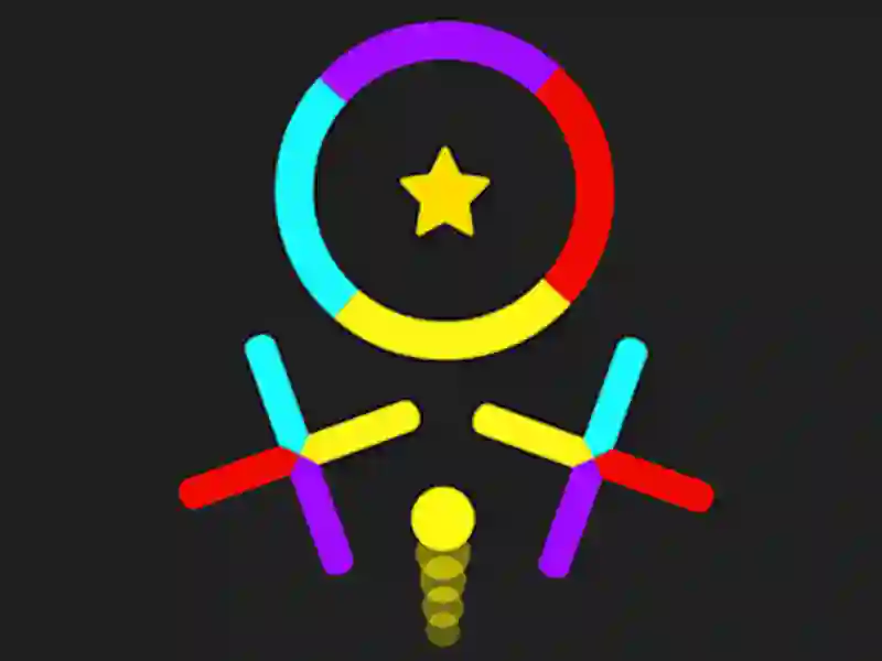 Mchezo Rukia mpira kubadili rangi online