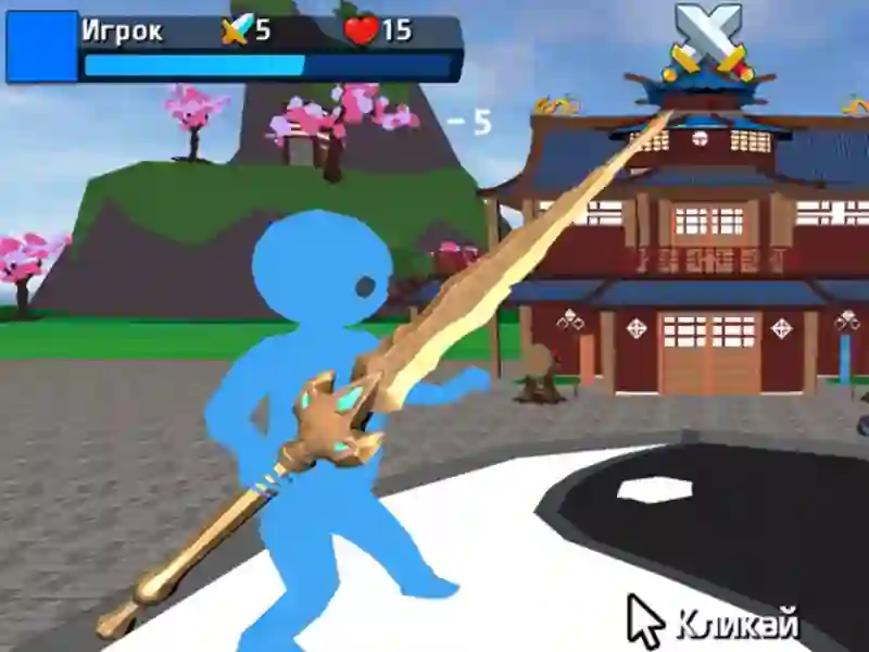 Mchezo Obby Stickman kwenye panga online