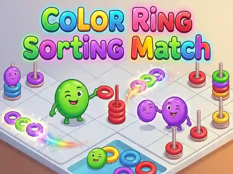 Mchezo Color Ring Sorting Match online