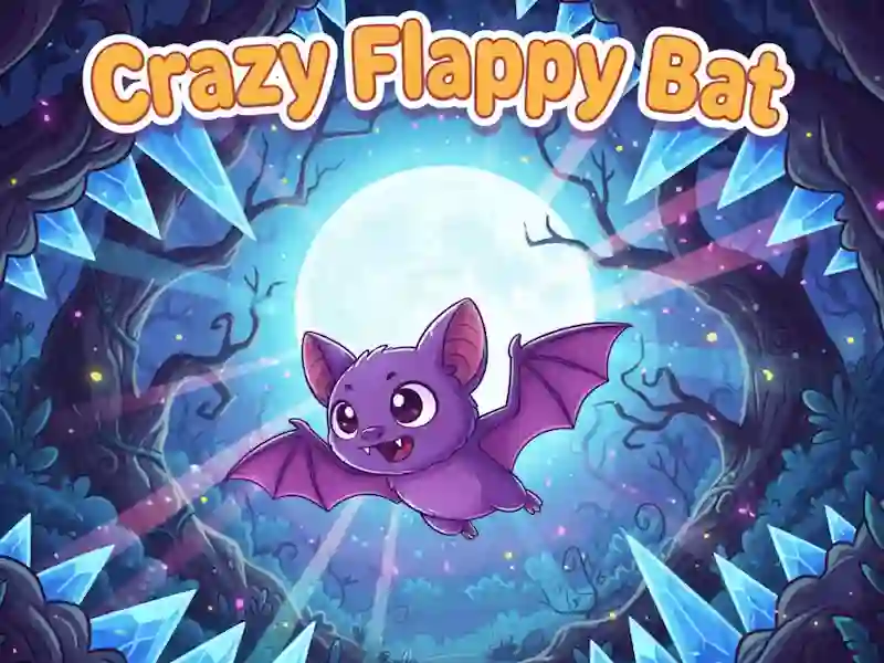 Mchezo Crazy Flappy Bat online
