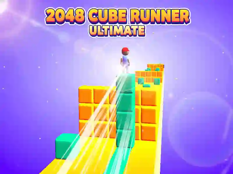 Mchezo 2048 Cube Runner ya mwisho online