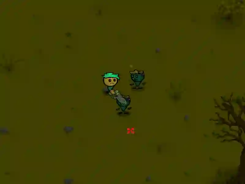 Mchezo Zombies na bunduki online