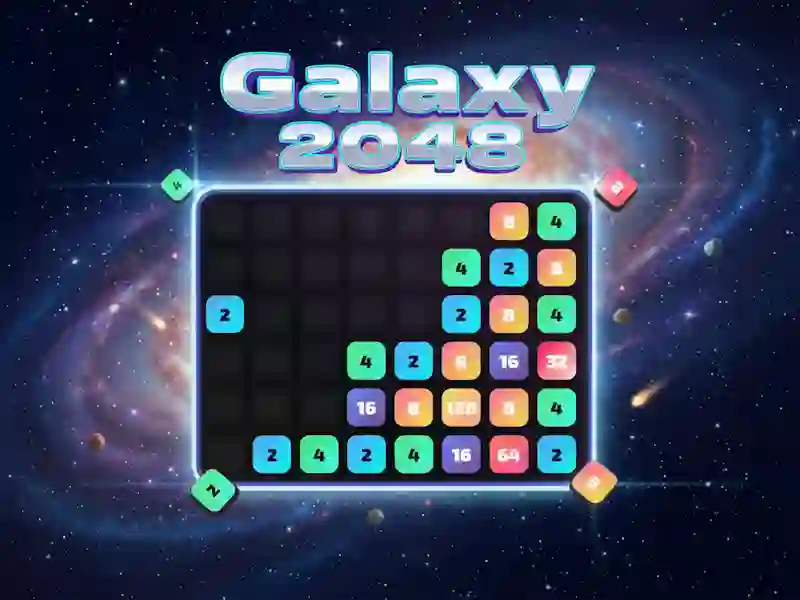 Mchezo Galaxy 2048 online