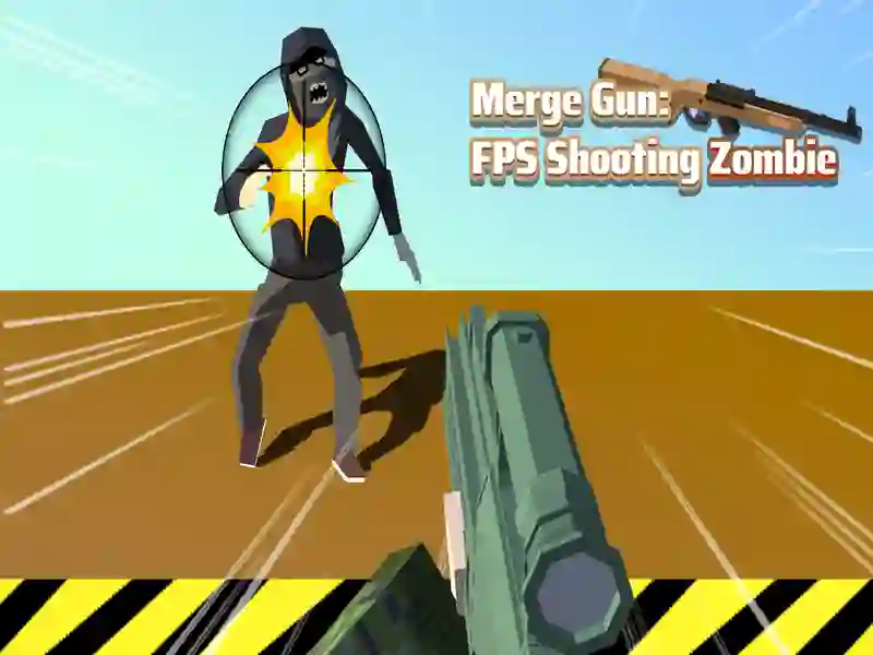 Mchezo Unganisha bunduki FPS risasi zombie online