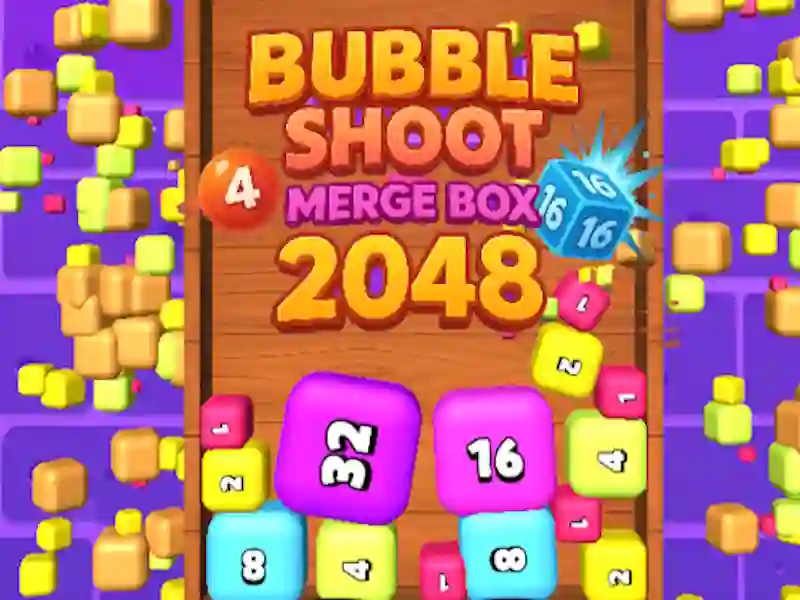 Mchezo Bubble Risasi Box 2048 online