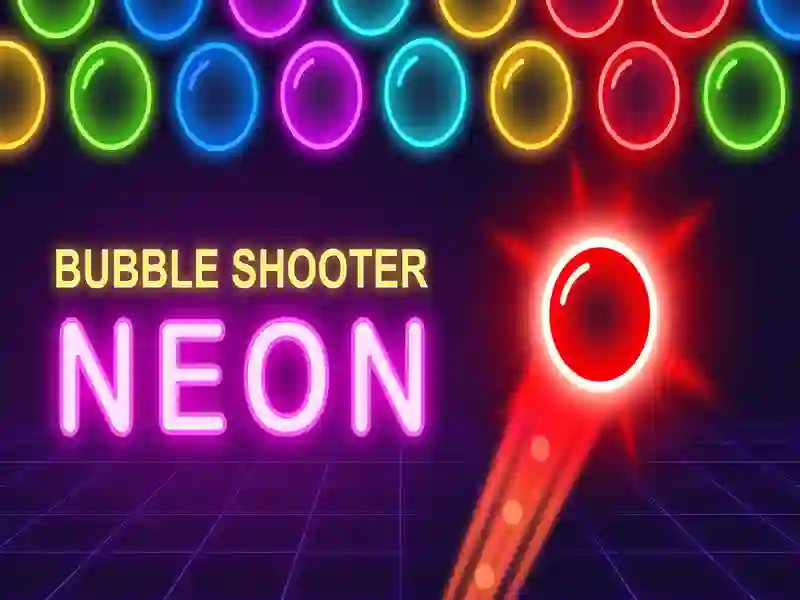 Mchezo Bubble Shooter Neon online