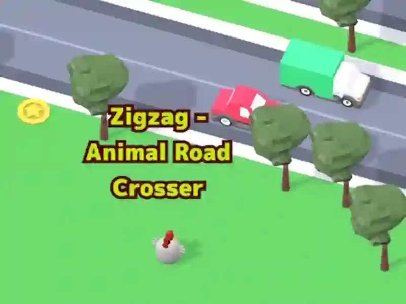 Mchezo Barabara ya Wanyama ya Zigzag online Mchezo Barabara ya Wanyama ya Zigzag online