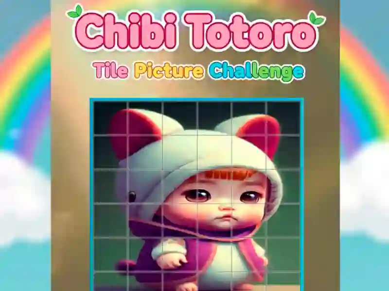 Mchezo Changamoto ya Picha ya Tile ya Chibi Totoro online