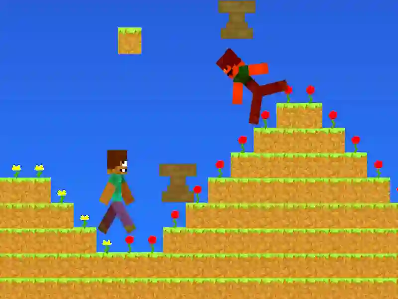 Mchezo Noob vs pro lakini minecraft ya mvua ya mvua online