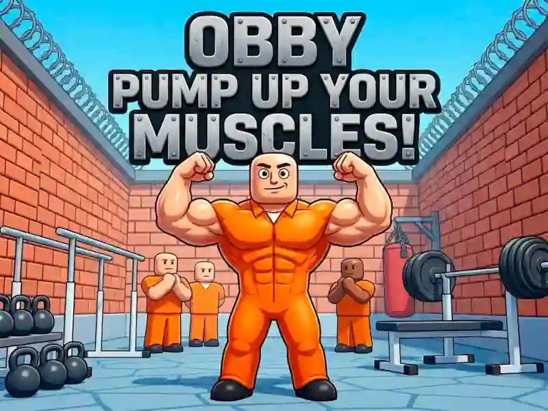 Mchezo Obby Pump Up Your Muscles! online