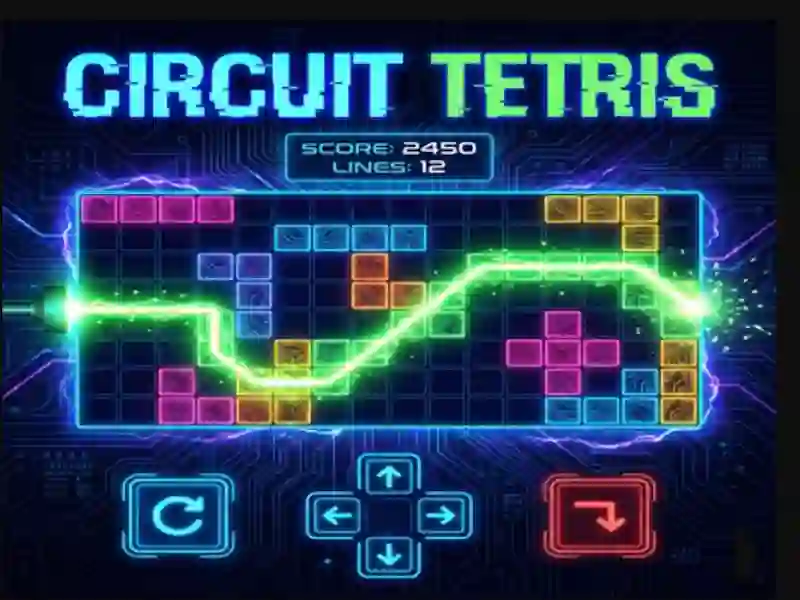 Mchezo Tetris ya Mzunguko online