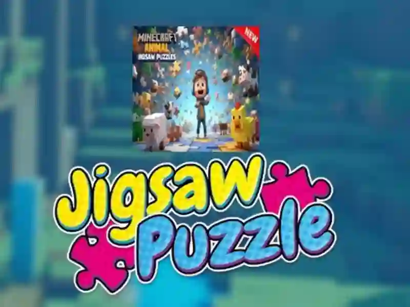 Mchezo Minecraft wanyama jigsaw puzzles online