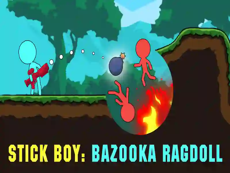 Mchezo Stick Boy: Bazooka Ragdoll online
