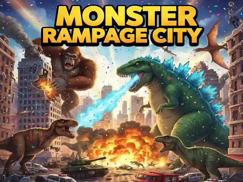 Mchezo Monster Rampage City online
