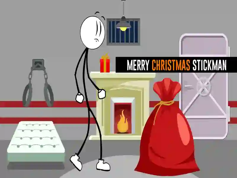 Mchezo Stickman ya Krismasi Njema online
