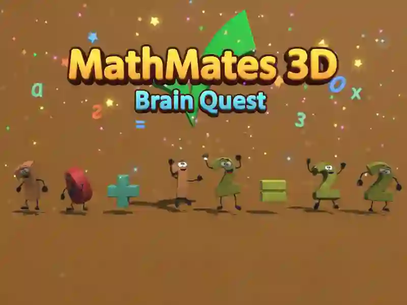 Mchezo MathMates 3D: Jaribio la Ubongo online