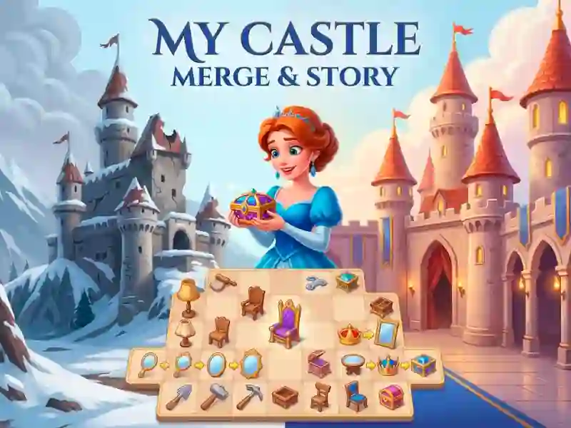 Mchezo My Castle. Merge & Story online