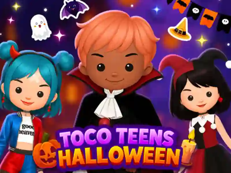 Mchezo Vijana wa Toco Halloween Party online Mchezo Vijana wa Toco Halloween Party online