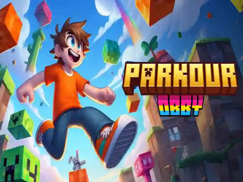 Mchezo Parkour Obby online Mchezo Parkour Obby online