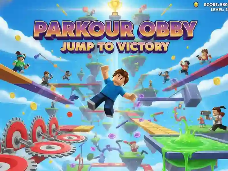 Mchezo Parkour Obby kuruka kwa ushindi online