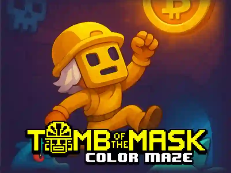 Mchezo Kaburi la Maze ya rangi ya Mask online Mchezo Kaburi la Maze ya rangi ya Mask online