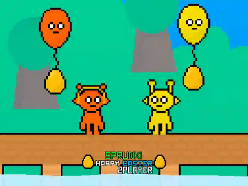 Mchezo Sprunki furaha ya Pasaka 2player online