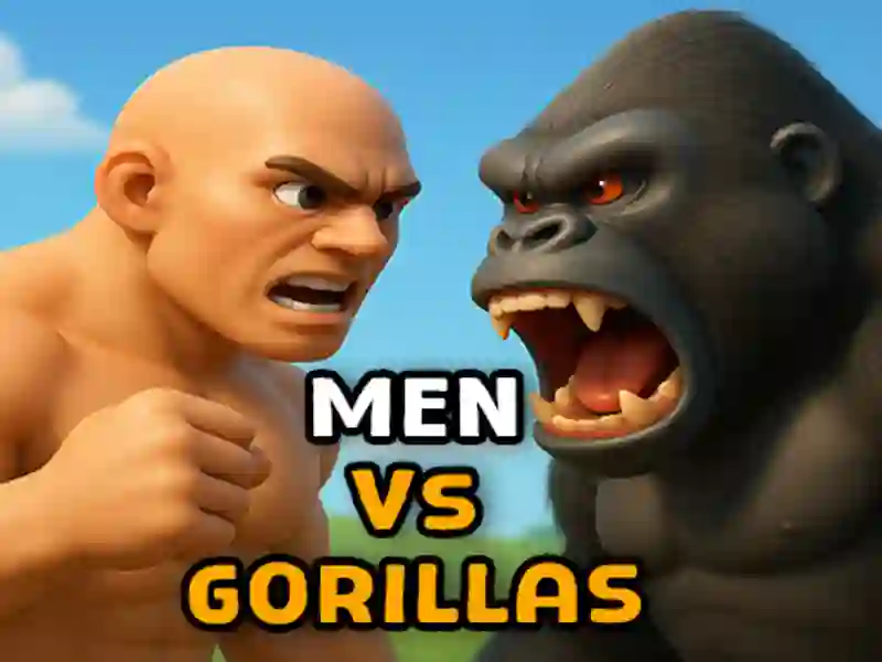 Mchezo Wanaume vs Gorillas online