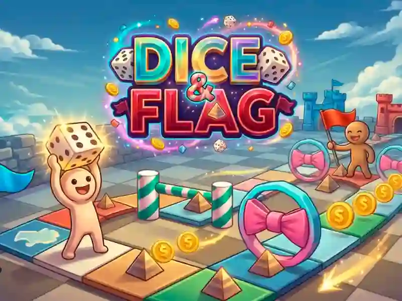 Mchezo Dice and Flag online