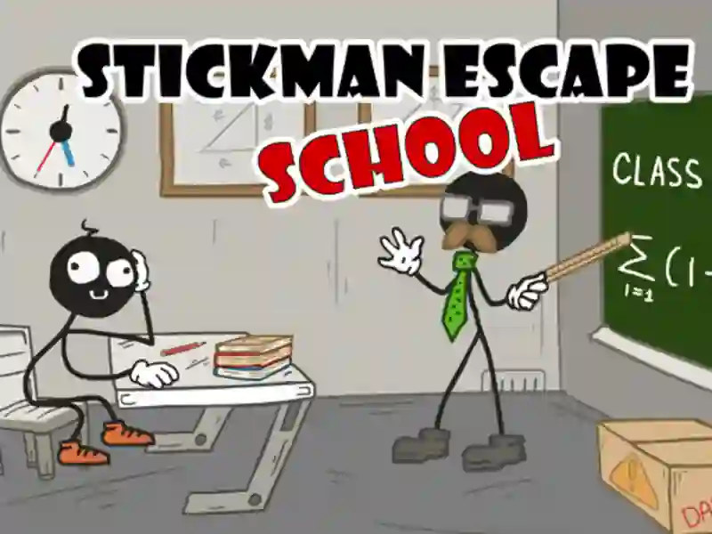 Mchezo Stickman kutoroka shule online