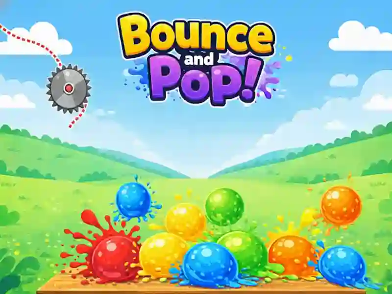 Mchezo Bounce na Pop! online