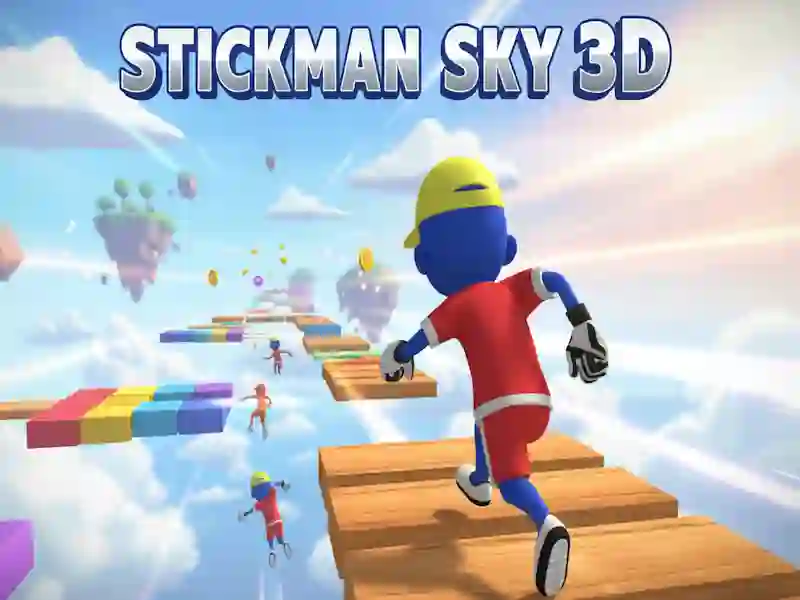 Mchezo Stickman Sky 3d online