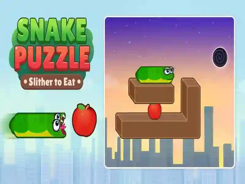 Mchezo Nyoka puzzle: Slither kula online