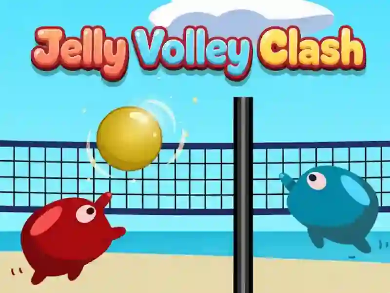 Mchezo Mgongano wa Jelly Volley online