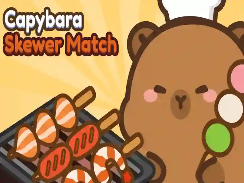 Mchezo Mechi ya Capybara Skewer online