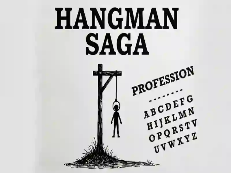Mchezo Hangman Saga online Mchezo Hangman Saga online