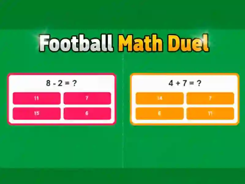 Mchezo Kandanda Math Duel online