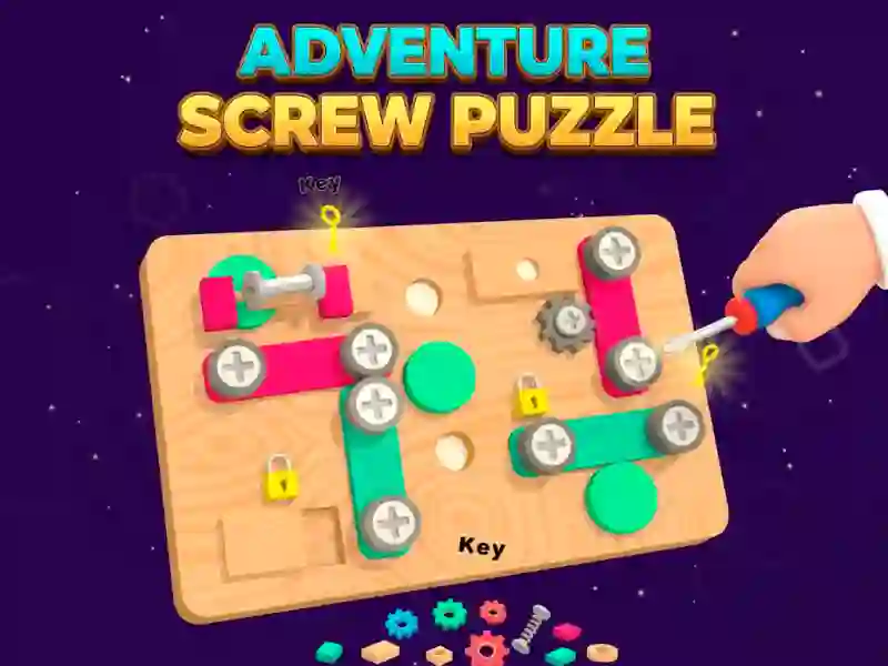 Mchezo Adventure Parafujo Puzzle online