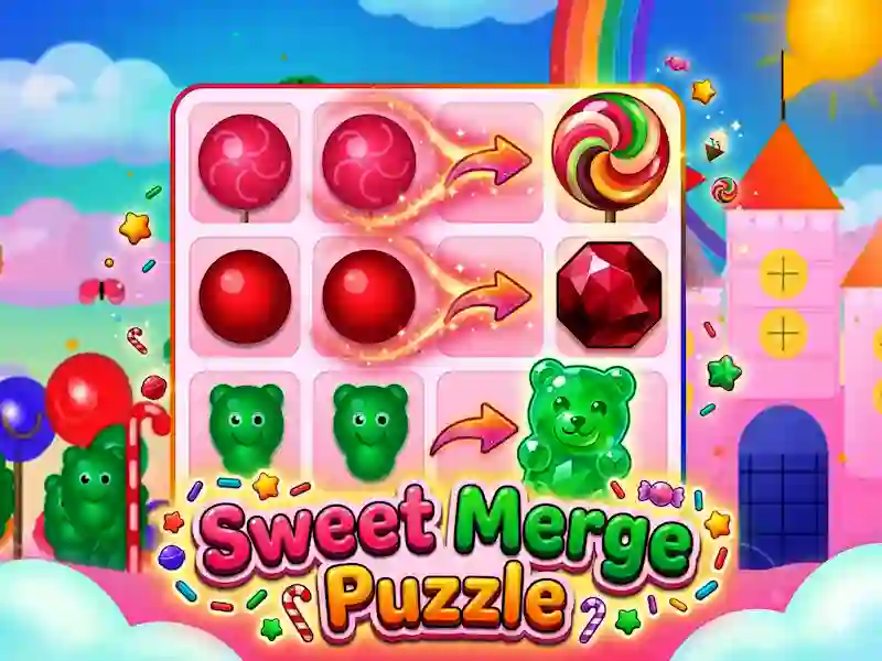Mchezo Sweet Merge Puzzle online