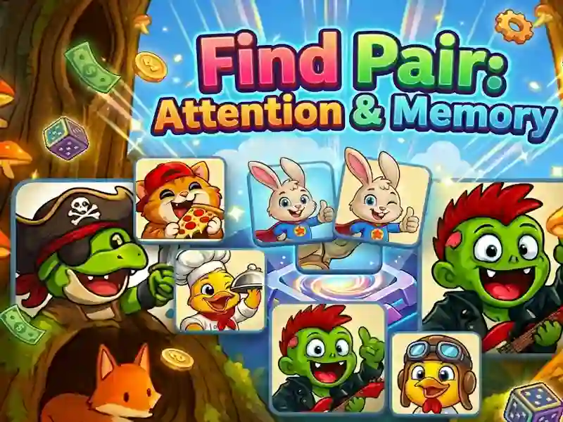 Mchezo Find Pair: Attention & Memory online