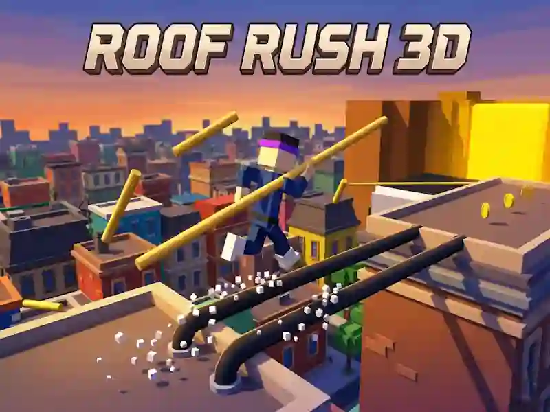 Mchezo Roof Rush 3D online