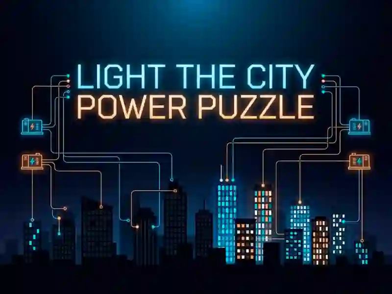 Mchezo Light the City Power Puzzle online